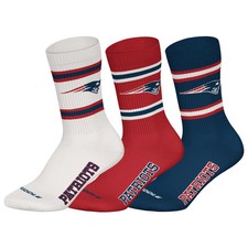 NFL Unisex Socken, 3er Pack - NFL Teams, 3Pack Crew Socks, Football, Logo, Ba...