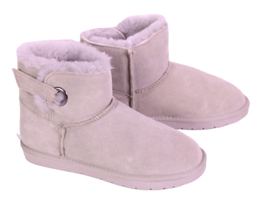 Stiefeletten lammfell boots - stiefeletten,