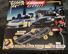 Carrera Rennbahn Porsche Carrera 911 GT3 RS + 911 Polizei Turbo Boost NEU + OVP