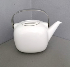 Teekanne mit Deckel - Rosenthal Suomi weiß - Design von Timo Sarpaneva