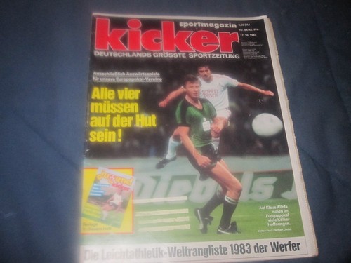 Kicker 1983 83 klaus - kicker,