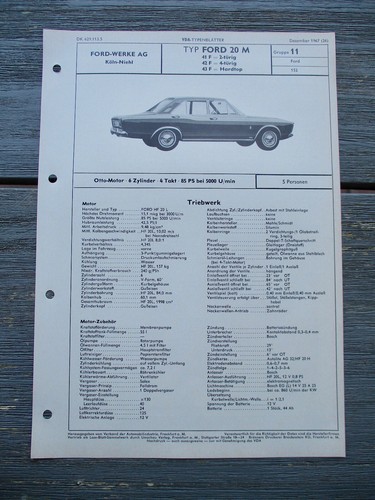 Ford p7a 20m 41f 42f - p7a, coupe