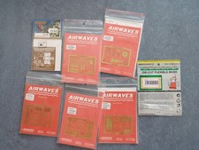 6x Fotoätzteile, 1 Maske: Airwaves, Eduard, Modell-Trans, verschiedene Maßstäbe