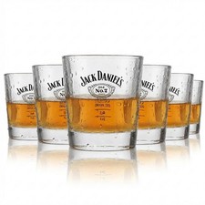 6x Jack Daniels Whiskey Glas
