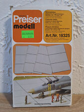 Preiser 18325 4x Betonplatten 1:87 1:72 1:48 Modellbau Diorama Airport Flugzeug