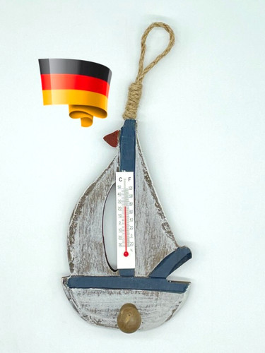Holz schiff thermometer - holz,