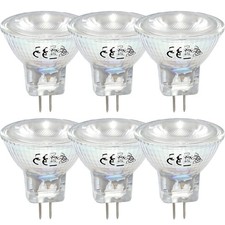 6 x LED Leuchtmittel Glas