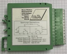 SÜ 01-24WePe N96.SO.000 Werner Pfleiderer Spannungs-Überwachung 16,8-33VDC