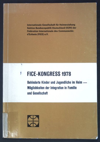 Fice kongress 1978 behinderte - 1978:,