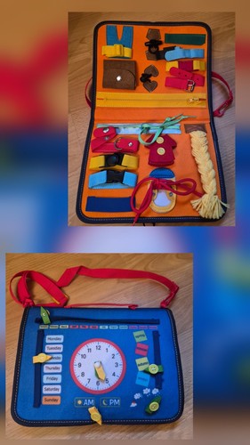 Montessori busy board - board, /