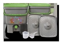 Herbstangebot  Organko Bokashi - Eimer 2er Set, je 16 Liter, Küchenkompost