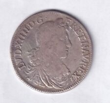 Frankreich France Rennes: ½ Ecu 1659 A La Meche Longue - Louis XIV - Silber