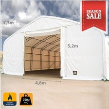 Industriezelt 15x30m PVC weiß