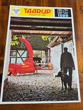 TAARUP Chopper DC 1500 Häckseln Traktor Schlepper Prospekt Brochure d