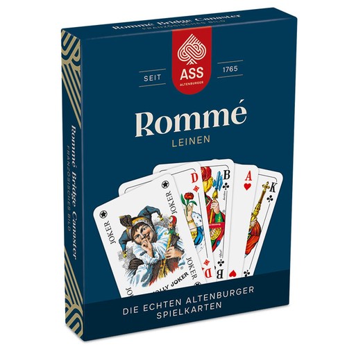 Rommé leinenprägung - rommé,