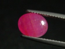 Rubin 3,54 Ct. Naturfarbe Oval