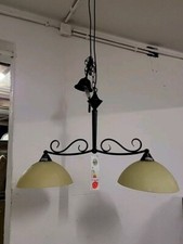 Leuchter 2 Flammig Neu Schmiedeeisen E27 40 Watt 