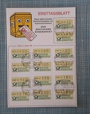 Erstagsbrief Automatenmarken