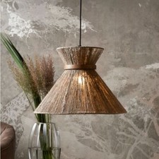 Riviera Maison Lupine Rope Hanging Lamp 50 cm DM 35,5 cm hoch Jute Mango