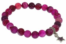  Achat pink Kugel 8mm Armband