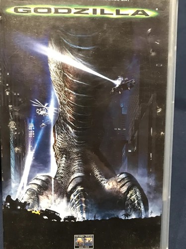 Godzilla vhs video kassette - video,