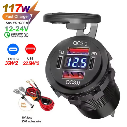 12v usb auto kfz - 12v, pd