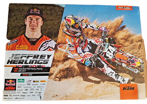 Motocross-Poster-Karte