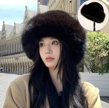 Damen Wintermütze Kunstpelz