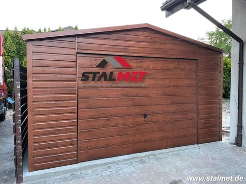 Blechgarage 4x6m - +,