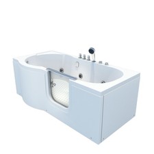 AcquaVapore Seniorenwanne mit Tür Whirlpool S12-WP-R Badewanne 85x170cm