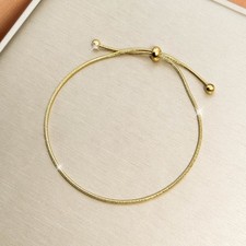 Damen Armband Edelstahl Gold