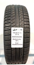 GEBRAUCHTE REIFEN STÜCK 1 MARANGONI METEO HP E+ 195/55 R16 87H INVERNALI