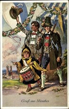 Künstler Ak München, Männer