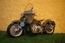 1:24 Moto Guzzi Falcone 500 Polizei Italien Grün 1967 DE AGOSTINI 00315