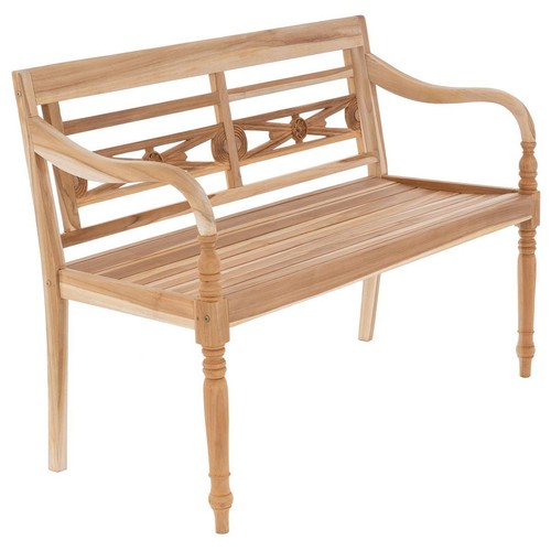 Divero sitzer gartenbank - 2-sitzer,