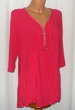 Damen Bluse / Tunika  ?   Gr. 38  kräftiges rosa bis pink