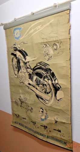 Nsu wandposter werbung ca - nsu,