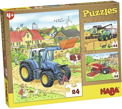 Puzzles traktor 3 - &,
