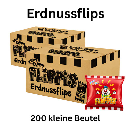 200x erdnussflips mini - erdnussflips, beutel