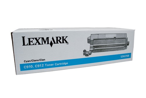 Original lexmark toner cyan - original,
