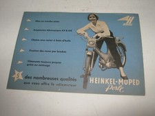 Heinkel Perle Prospekt 4 seitig französische Sprache