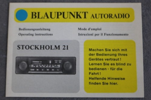 Blaupunkt radio stockholm - radio, 21