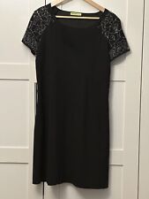Versace Jeans Kleid Damenkleid Schwarz Gr 38 Mit Mini Stein Besetzt Top Zustand