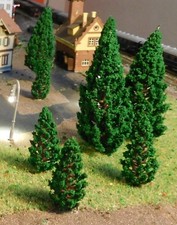 20 dunkelgrüne Tannen