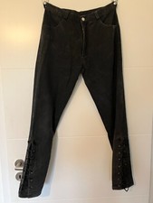 LARP Herren Schnürjeans | Inter Moden | schwarz | Mittelalter Biker Gothic
