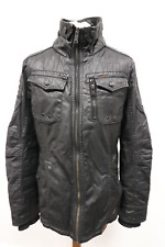 KHUJO Herren Jacke Winterjacke Schwarz Slim Fit Gr.L sehr guter Zustand