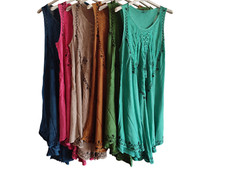 Sommerkleid Tunika A-Linie