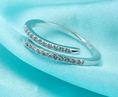 925 silber ring - silber, zirkonia