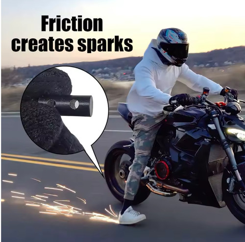 Motorrad fuß funkenschleifer - motorrad,
