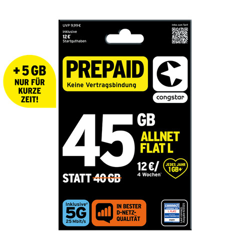 Congstar prepaid allnet - congstar, l